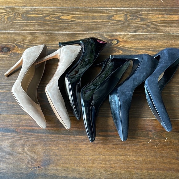 Stuart Weitzman Heels in Black and Tan - Picture 10 of 16